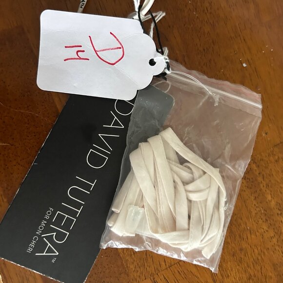 David Tutera For Mon Cheri Beryl 114293 in Ivory / Pink Size 14 - Picture 10 of 10